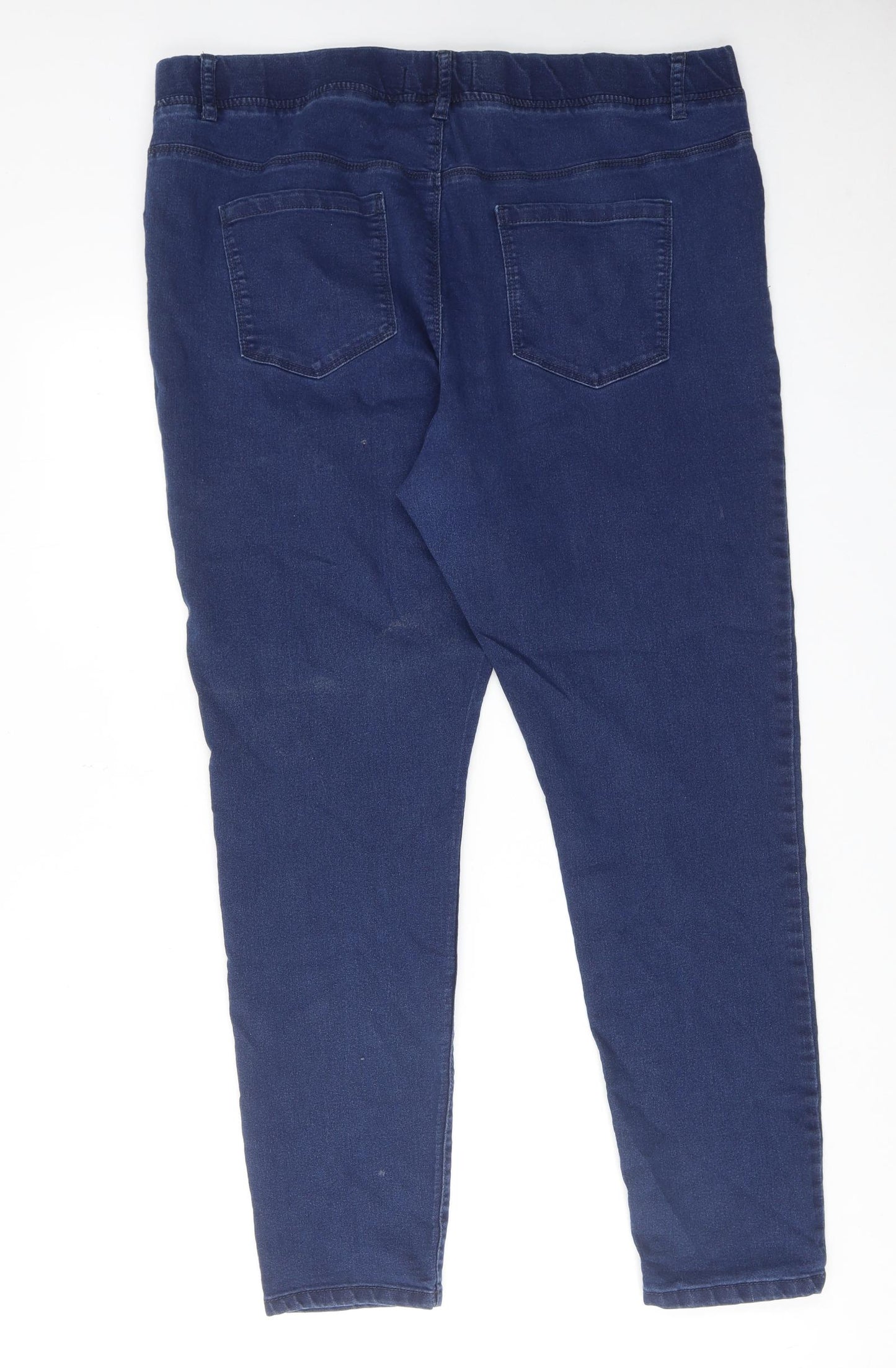 Pep&Co Womens Blue Cotton Jegging Jeans Size 22 Regular