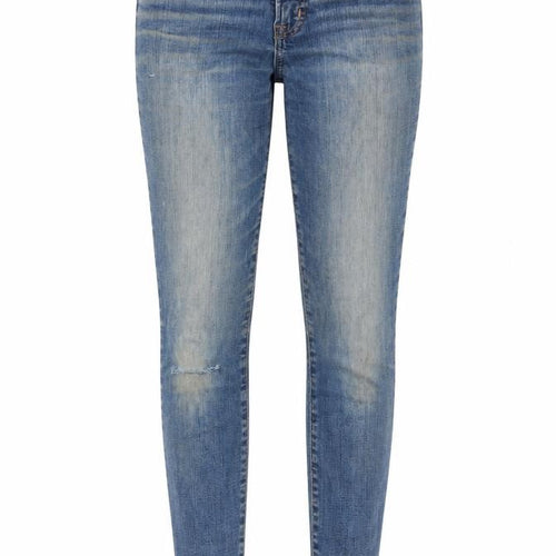 Gap Womens Blue Cotton Skinny Jeans Size 27 in Regular Zip