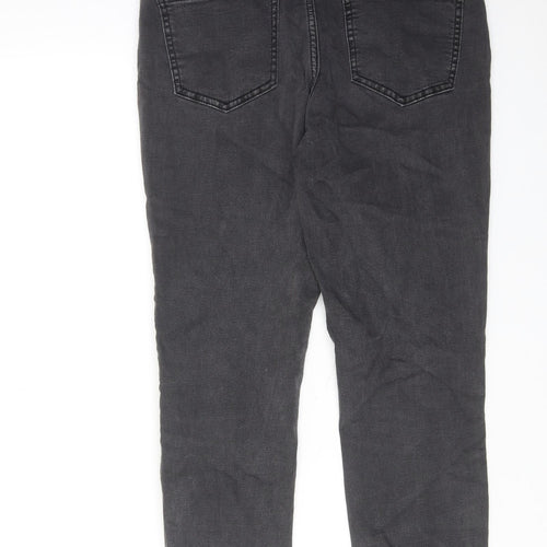 ASOS Womens Grey Cotton Skinny Jeans Size 30 in L26 in Regular Zip