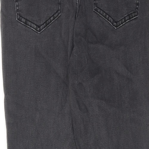 ASOS Womens Grey Cotton Skinny Jeans Size 30 in L26 in Regular Zip