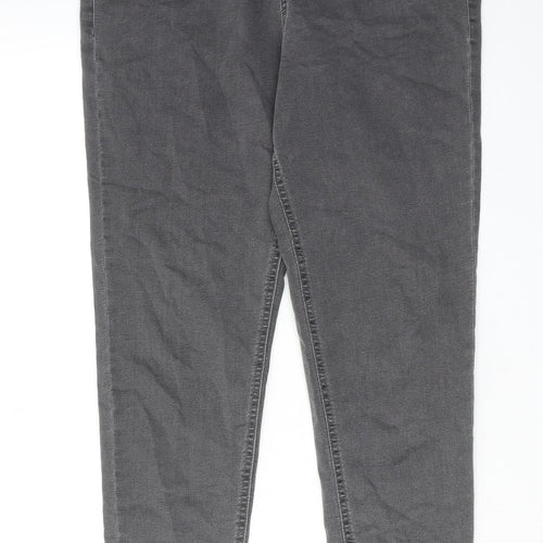 Marks and Spencer Womens Grey Cotton Jegging Jeans Size 12 Regular