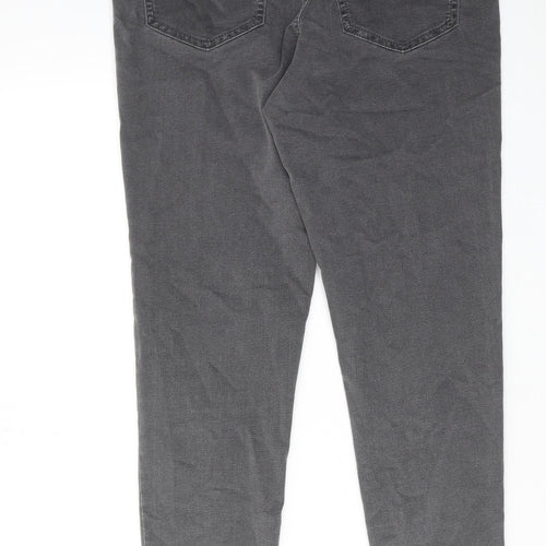 Marks and Spencer Womens Grey Cotton Jegging Jeans Size 12 Regular