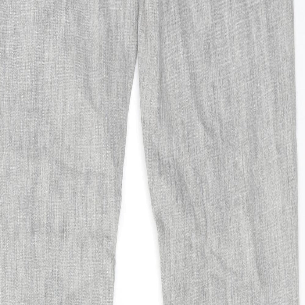 Quiksilver Mens Grey Cotton Skinny Jeans Size 28 in L30 in Regular Zip