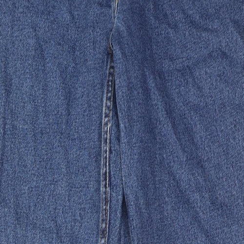 Brooker Womens Blue Cotton Straight Jeans Size 14 L32 in Regular Zip