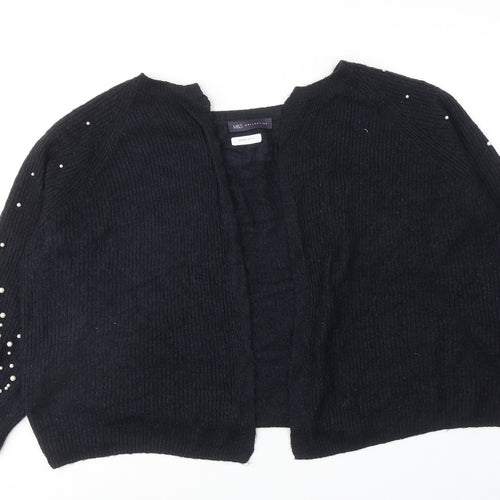 Marks and Spencer Womens Blue V-Neck Acrylic Cardigan Jumper Size XL