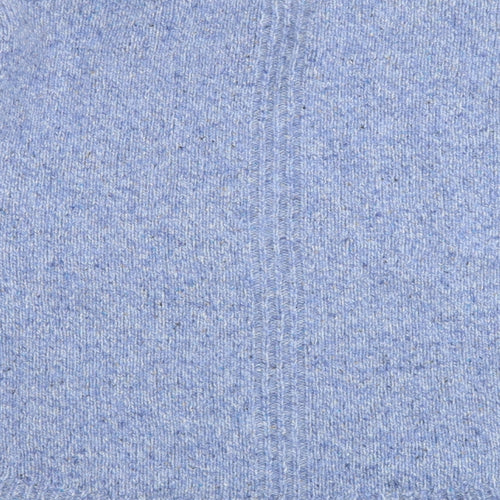 John Lewis Womens Blue Round Neck Wool Pullover Jumper Size 18