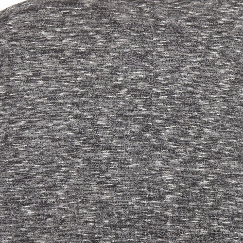 New Look Womens Grey Round Neck Polyester Pullover Jumper Size S
