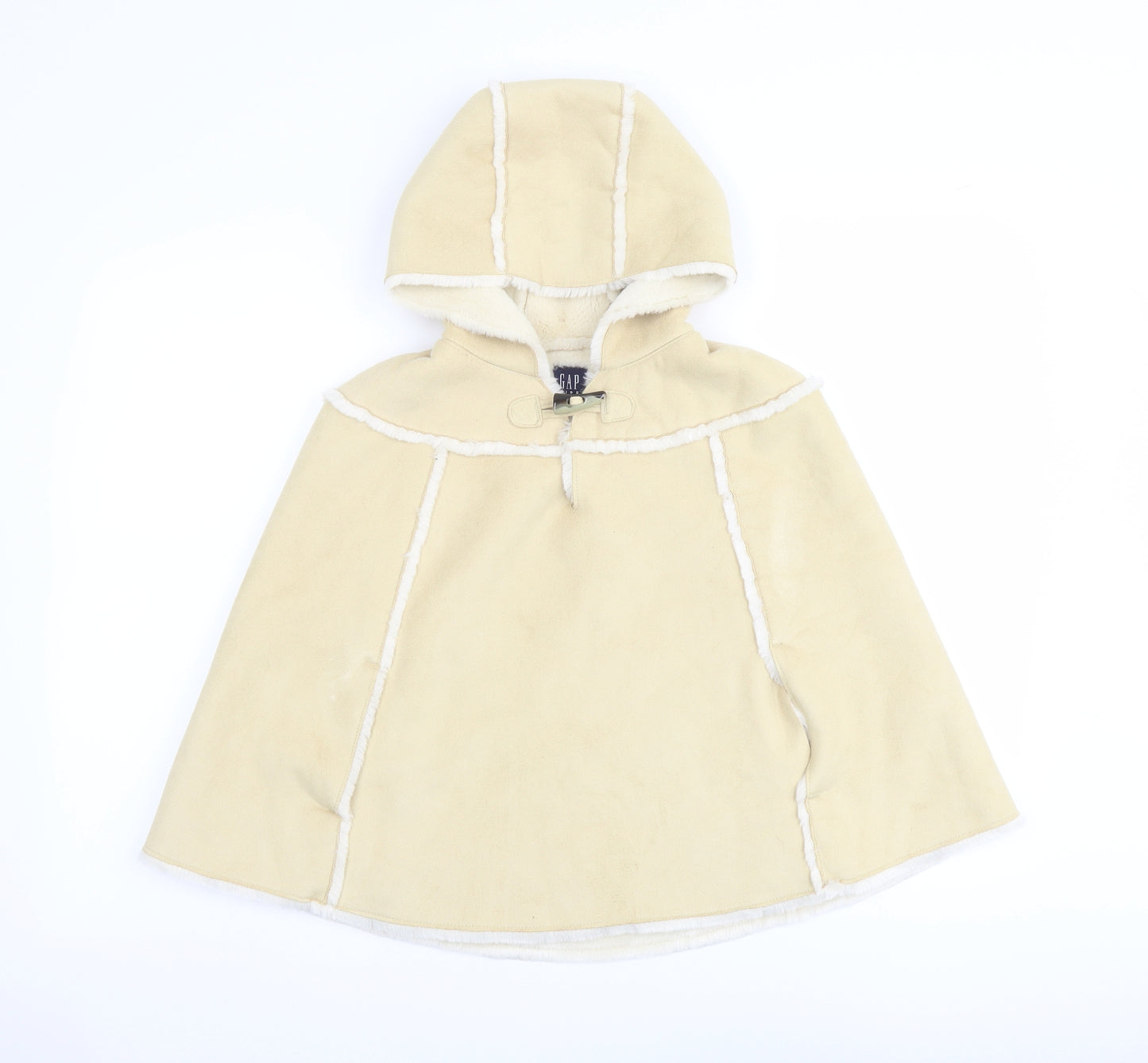 Gap Girls Beige Basic Coat Coat Size 10-11 Years Pullover