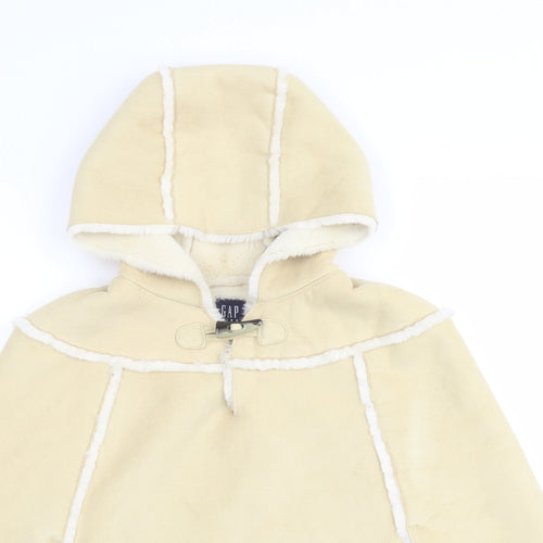 Gap Girls Beige Basic Coat Coat Size 10-11 Years Pullover