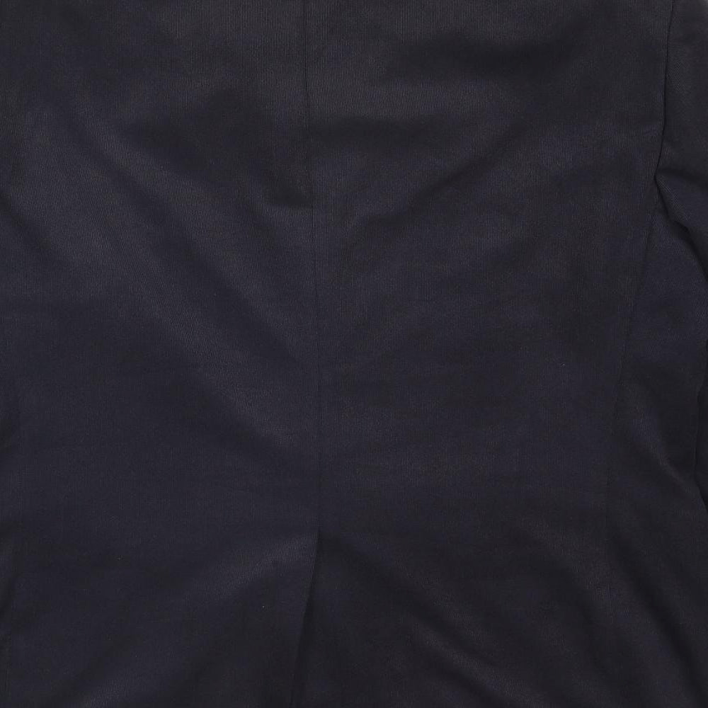 Marks and Spencer Mens Blue Polyester Jacket Suit Jacket Size 42 Regular