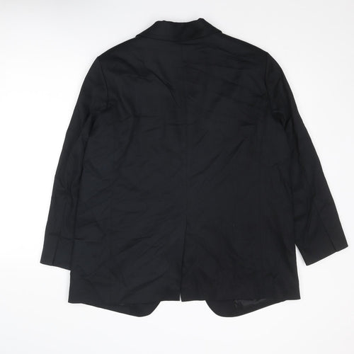 Marks and Spencer Womens Black Lyocell Jacket Suit Jacket Size 14