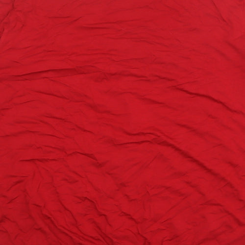 Betty Barclay Womens Red Viscose Basic Blouse Size 14 Round Neck
