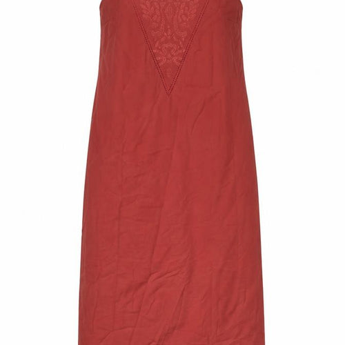 Limited Edition Womens Red Polyester Slip Dress Size 16 Round Neck Zip