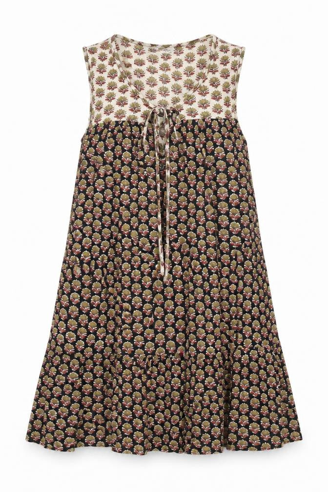 Pull&Bear Womens Multicoloured Geometric Viscose Shift Size XS Round Neck Tie