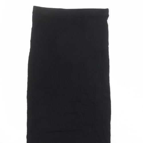 Topshop Womens Black Viscose Bandage Skirt Size 6