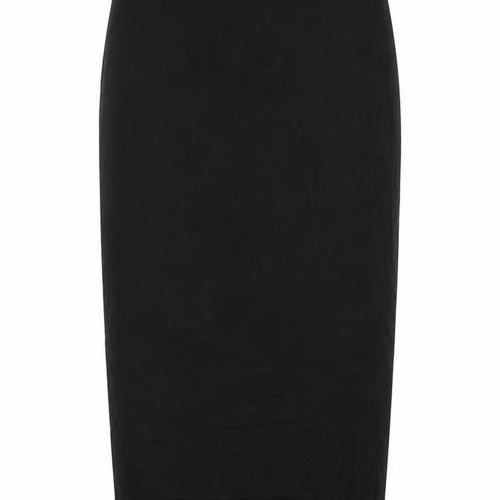 Topshop Womens Black Viscose Bandage Skirt Size 6