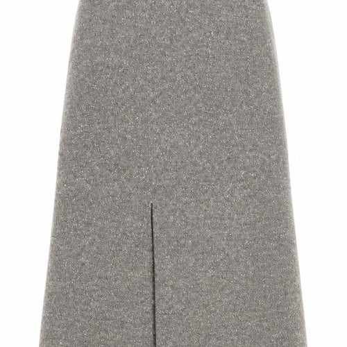 Yellow Hammer Womens Beige Wool A-Line Skirt Size 28 in Zip