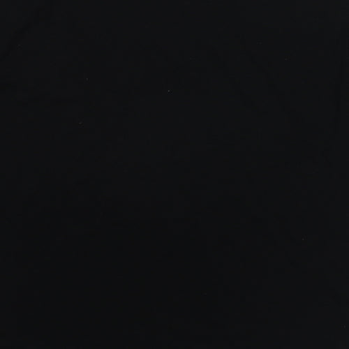 le coq sportif Mens Black Polyester T-Shirt Size XL Round Neck