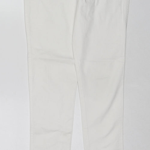 Denim & Co. Womens White Cotton Jegging Jeans Size 10 Regular