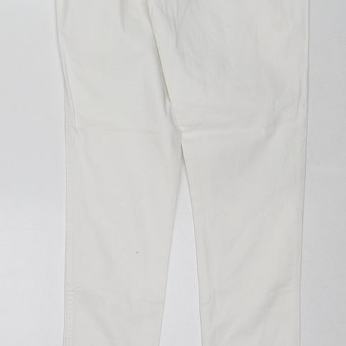 Denim & Co. Womens White Cotton Jegging Jeans Size 10 Regular