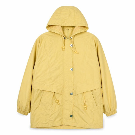 Front view of Kohl One women’s yellow jacket, size UK 12, zip