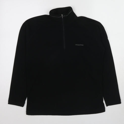 Craghoppers Womens Black Polyester Pullover Sweatshirt Size 10 Pullover