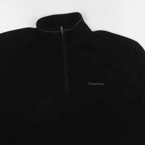 Craghoppers Womens Black Polyester Pullover Sweatshirt Size 10 Pullover