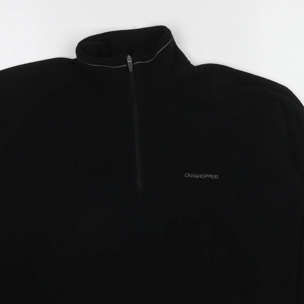 Craghoppers Womens Black Polyester Pullover Sweatshirt Size 10 Pullover