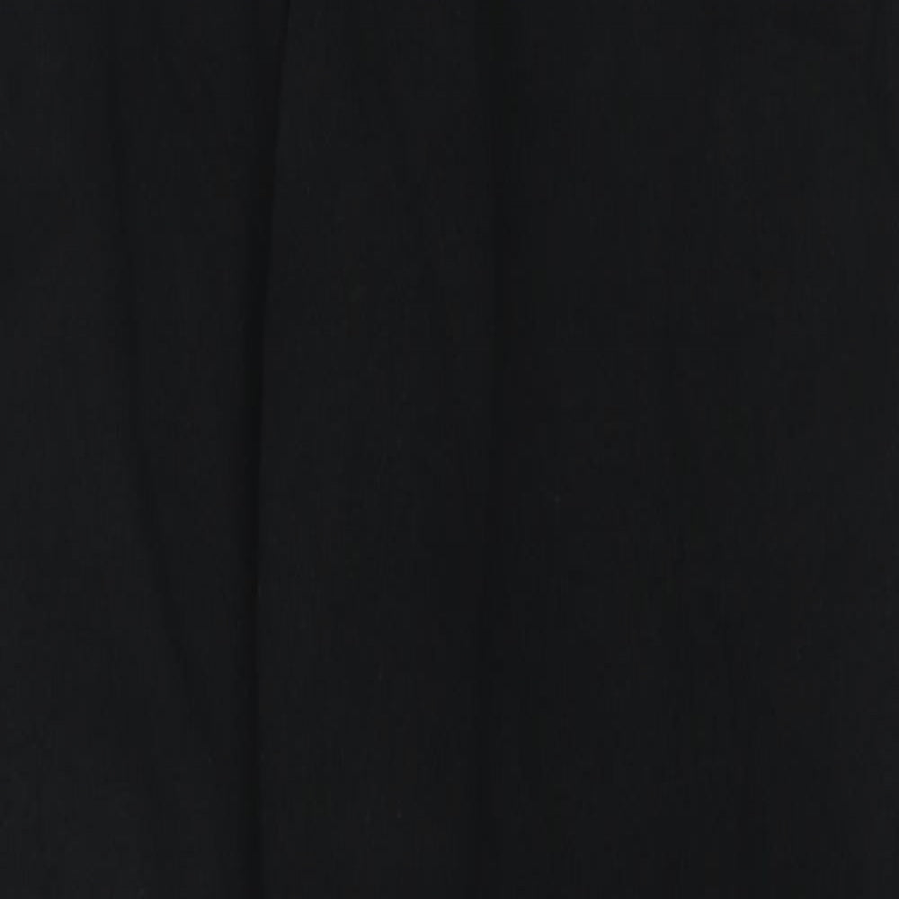 NEXT Boys Black Cotton Jogger Trousers Size 15 Years Slim Drawstring