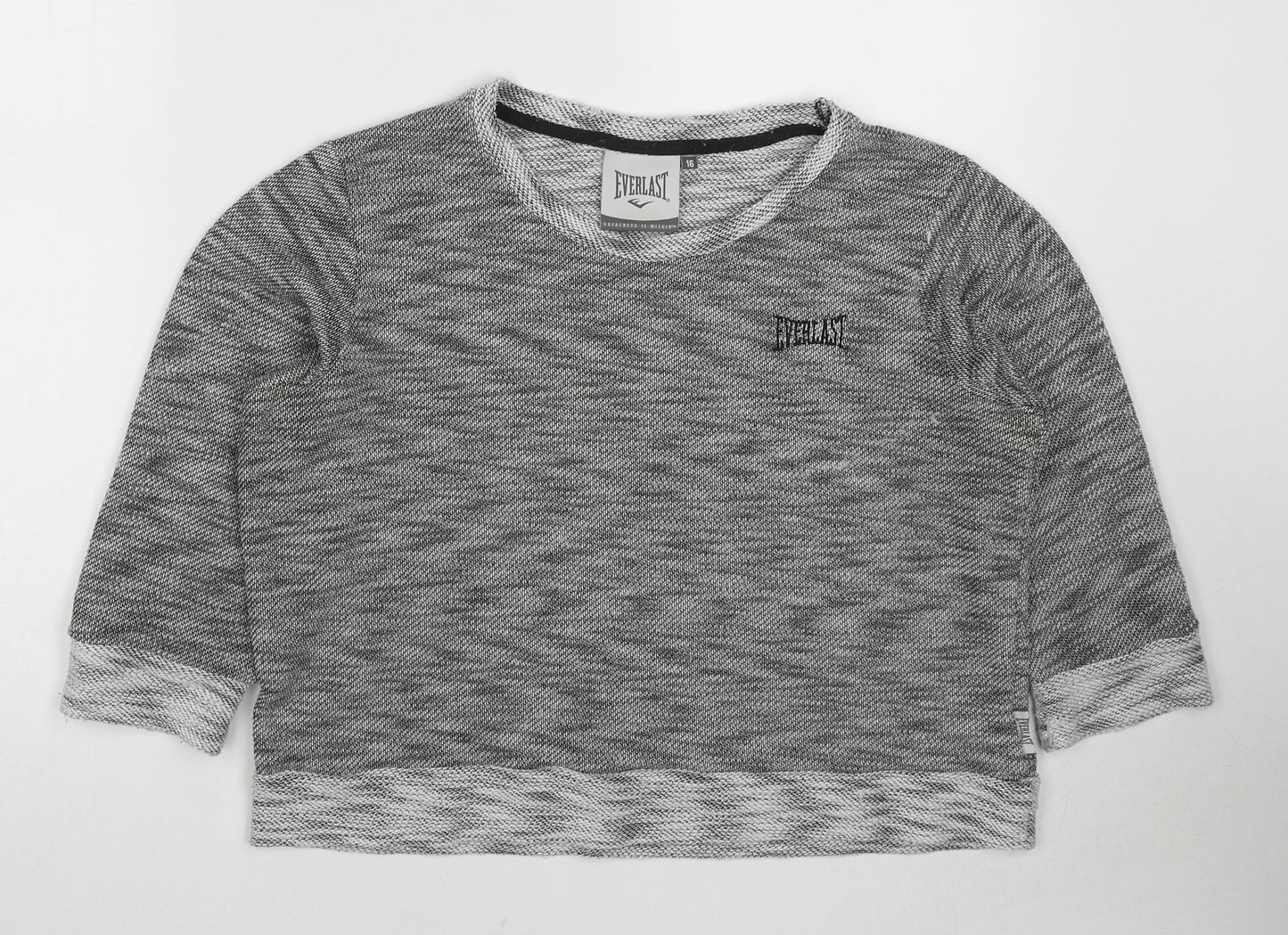 Everlast Womens Grey Round Neck Polyester Pullover Jumper Size 16