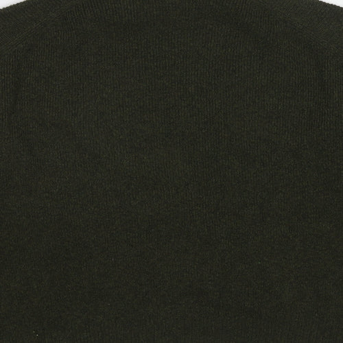 Warehouse Womens Green High Neck Acrylic Pullover Jumper Size 8