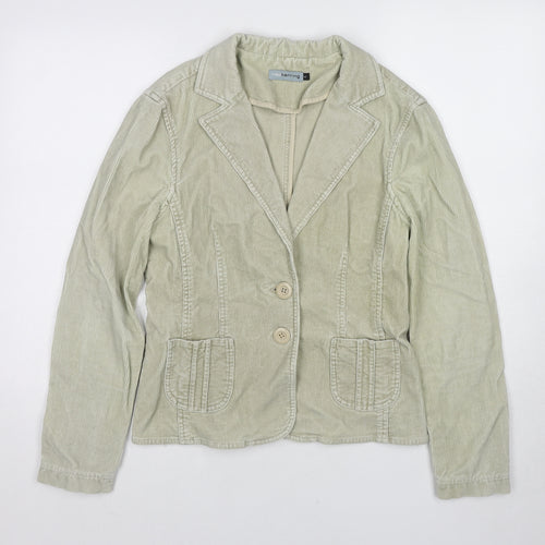 Red Herring Womens Beige Jacket Size 12 Button