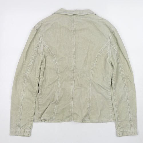Red Herring Womens Beige Jacket Size 12 Button