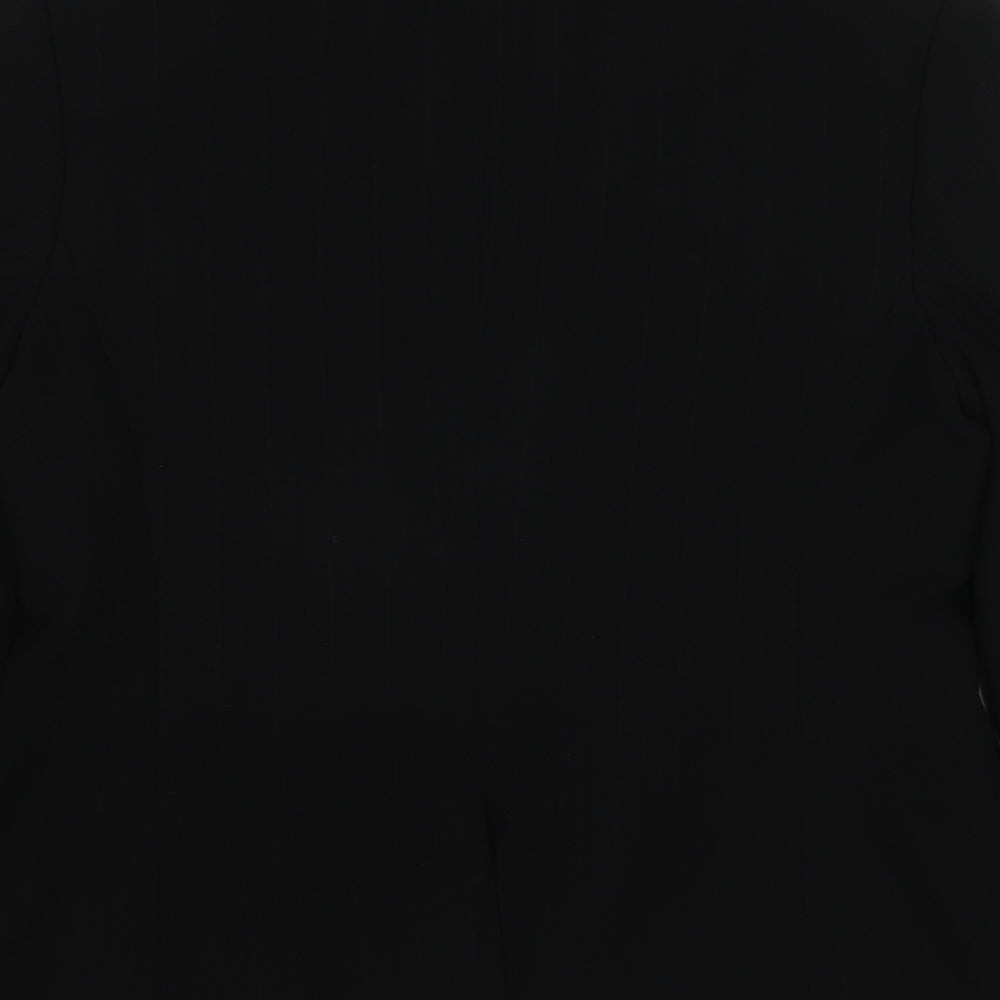 Calvin Klein Womens Black Polyester Jacket Suit Jacket Size 10