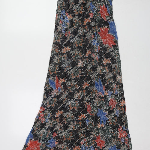 Topshop Womens Multicoloured Geometric Cotton A-Line Size S Off the Shoulder Pullover