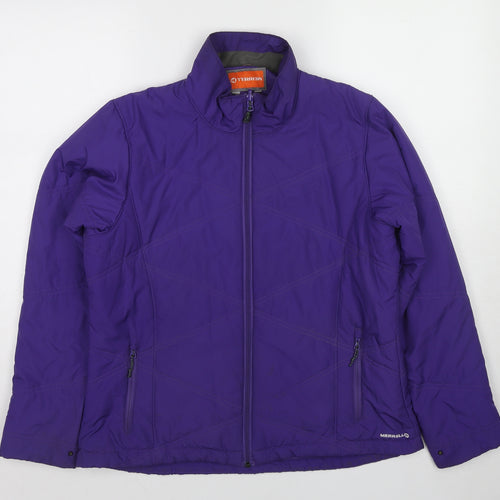 Merrell Womens Purple Jacket Size L Zip