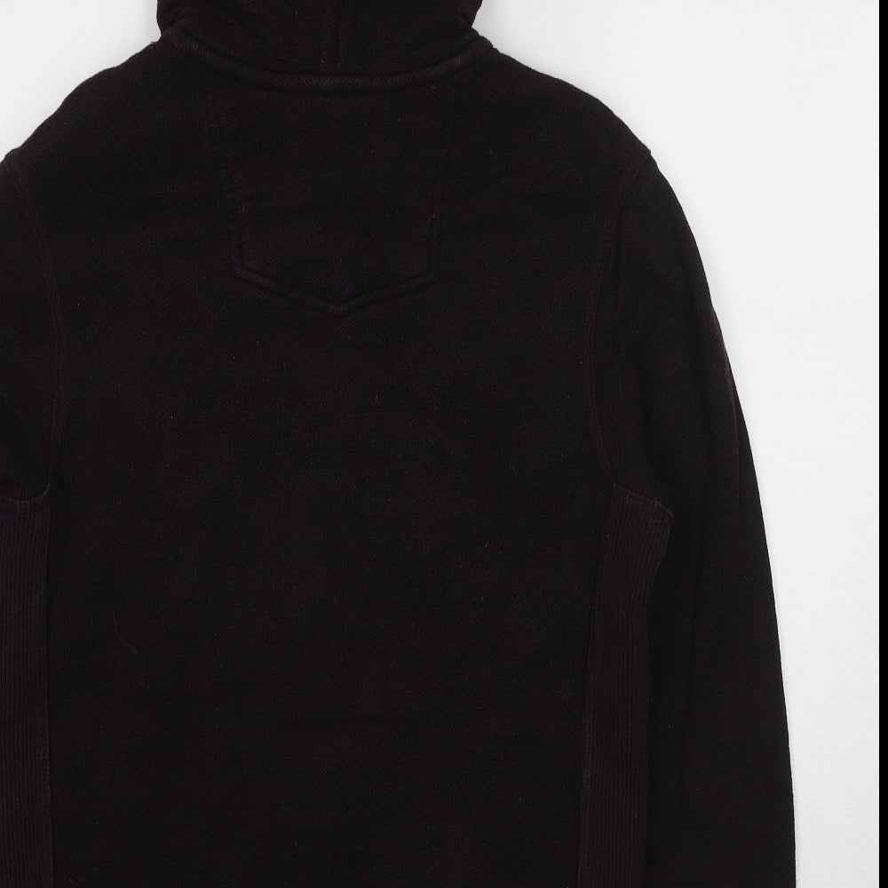 Fat Face Mens Purple Cotton Full Zip Sweatshirt Size S