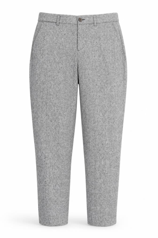 Derriere Womens Grey Acrylic Chino Trousers Size 30 in Regular Zip