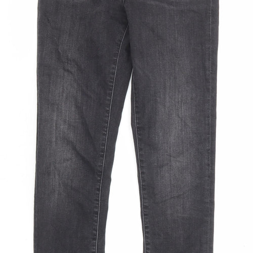 H&M Womens Black Cotton Skinny Jeans Size 27 in L32 in Regular Zip