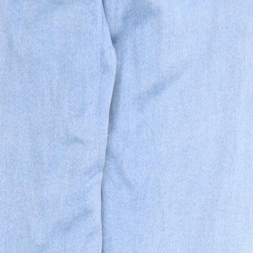 Missguided Womens Blue Cotton Jegging Jeans Size 8 L25 in Regular Zip - Waist 21 inches