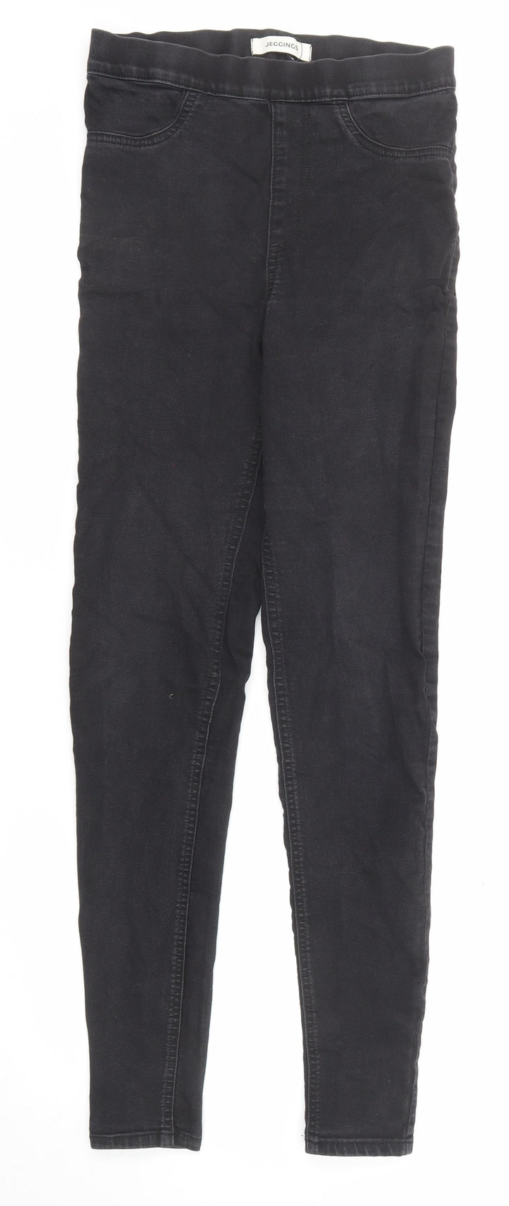 Marks and Spencer Womens Black Cotton Jegging Jeans Size 8 L29 in Regular