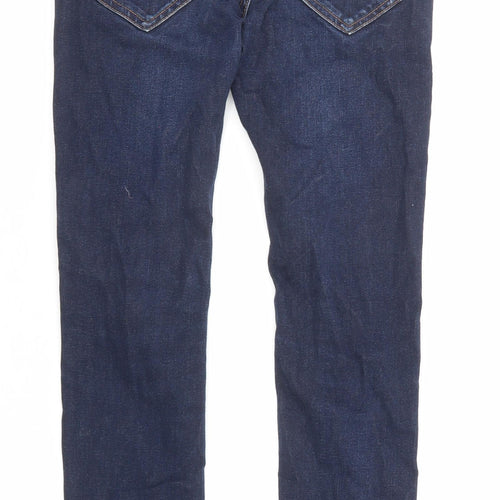 NEXT Mens Blue Cotton Skinny Jeans Size 26 in L29 in Regular Zip