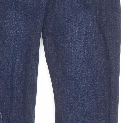 NEXT Mens Blue Cotton Skinny Jeans Size 26 in L29 in Regular Zip