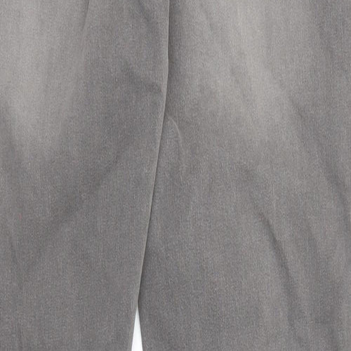 Maniere De Voir Womens Grey Cotton Skinny Jeans Size 10 L30 in Regular Zip
