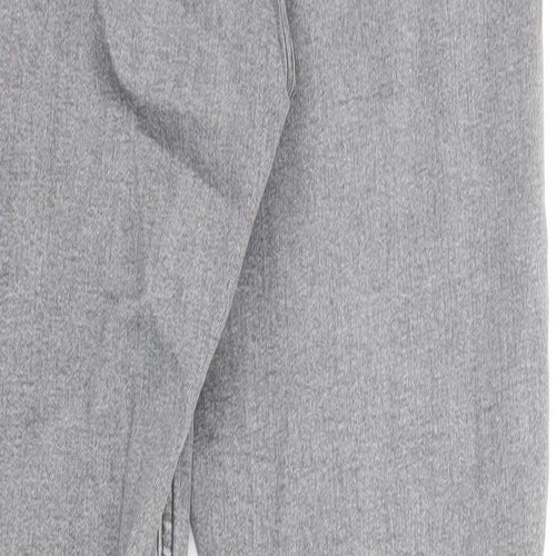 Topshop Womens Grey Cotton Skinny Jeans Size 26 in L32 in Regular Zip