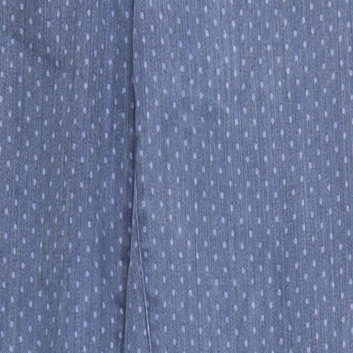 Esprit Womens Blue Polka Dot Cotton Skinny Jeans Size 29 in L27 in Regular Zip - Ankle Zip