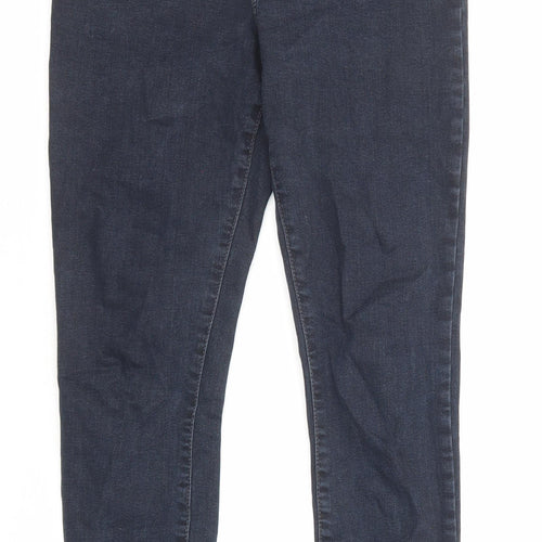 ASOS Womens Blue Cotton Skinny Jeans Size 28 in L32 in Regular Zip