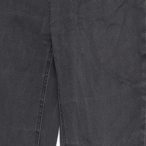 Diamonds & Diva Womens Grey Cotton Skinny Jeans Size 14 L29 in Regular Zip