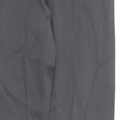Marks and Spencer Womens Grey Cotton Skinny Jeans Size 8 L25 in Regular Zip
