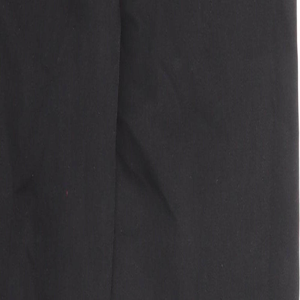 Marks and Spencer Womens Black Cotton Skinny Jeans Size 8 L26 in Regular Zip